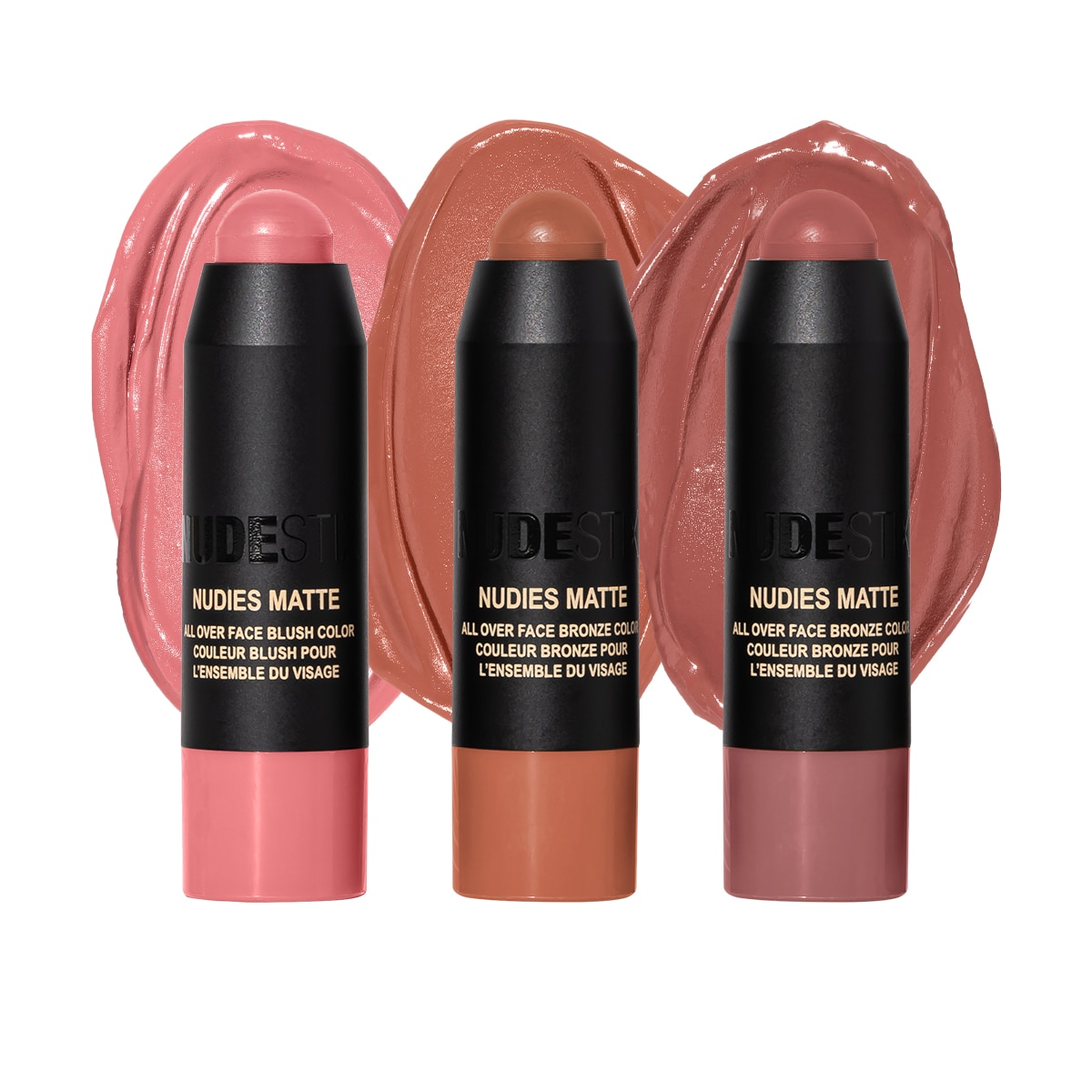 SUNKISSED BLUSH & BRONZE 3 PC MINI NUDIE KIT (SET DE BRONCEADORES PARA ROSTRO)